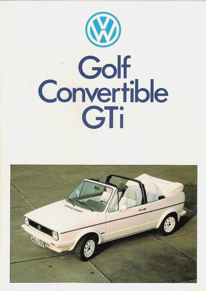 Volkswagen Golf Convertible GTi All White Limited Edition 1983 UK