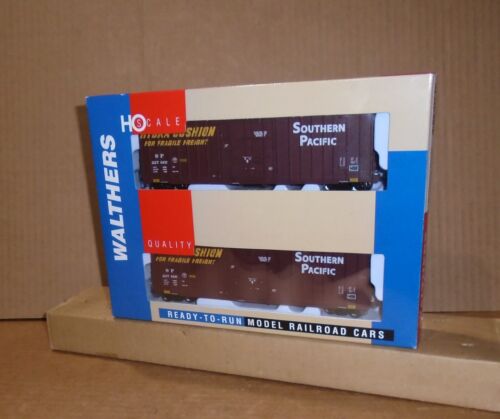 : Walthers HO "2-Pk Southern Pacific Gunderson Hi Cube Paper Boxcar" #932-27110 - Picture 7 of 17