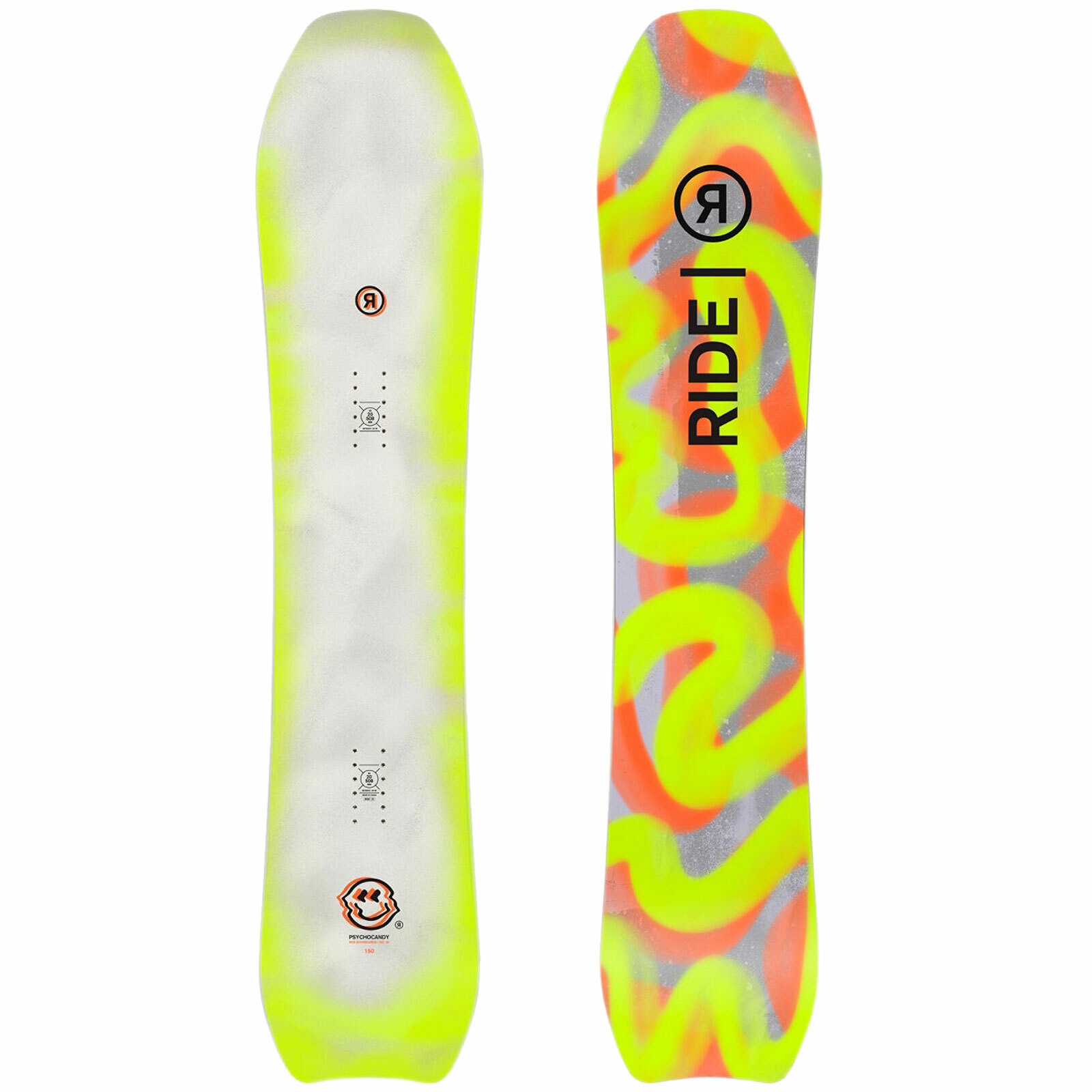 Ride Psychocandy Damen Snowboard all Mountain Freestyle Freeride Shape