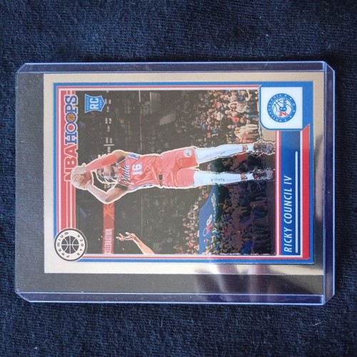 2023-24 Panini NBA Hoops Premium Stock - #168 Ricky Council IV (RC) - Picture 1 of 2