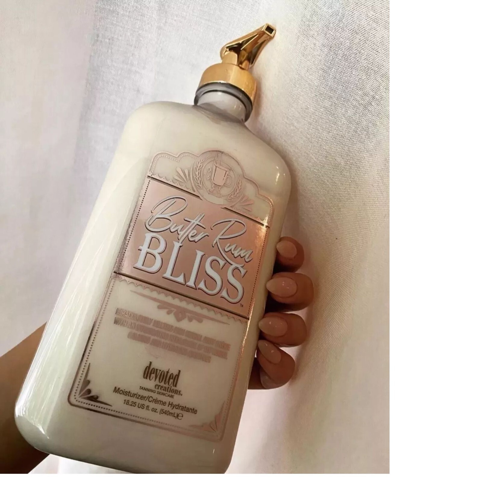 Devoted Creations Butter Bliss Holiday Body Lotion Moisturizer 18oz Tan Extender