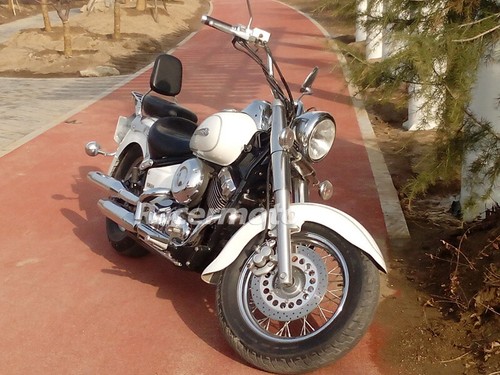 Portaequipajes con barra de respaldo Sissy para Yamaha V-Star XVS400 XVS650 Classic 98-13 - Imagen 4 de 14