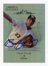 SIGNED BASEBALL CARD AUTO BRAD LINCOLN PITTSBURGH PIRATES TRISTAR 2007 ELEGANCE