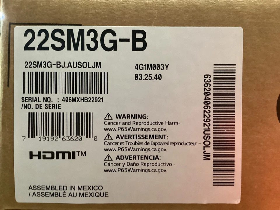 LG 22SM3G-B 22" Class Full HD Display - Pro:Idiom - IPS LED - WebOS - WiFi - Image 3 of 3