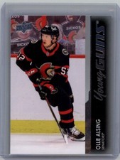 Olle Alsing Young Guns Rookie YG 2021-22 Upper Deck 2021 #203 RC Senators Card