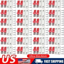 100Sets Magnetic Door Closer Cabinet Catch Latch Cupboard Ultra Thin Closure Lot