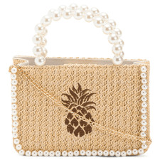 Tommy Bahama Pearl-Embellished Pineapple Mini Bag