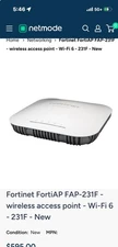 Fortinet FAP-231F-A Wi-Fi 6 Tri-Radio Indoor Access Point | High-Speed