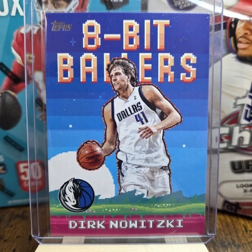 2025-26 Topps 8-Bit Ballers Dirk Nowitzki Card