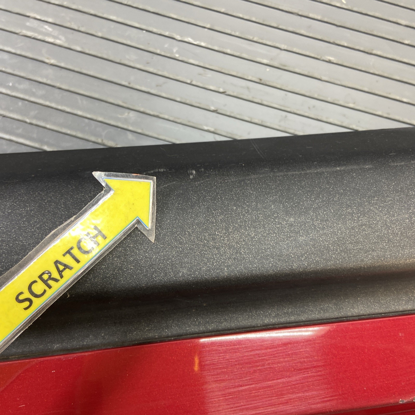 2014-2020 Maserati Ghibli M157 Left Rocker Panel Side Skirt Red OEM *NOTE*