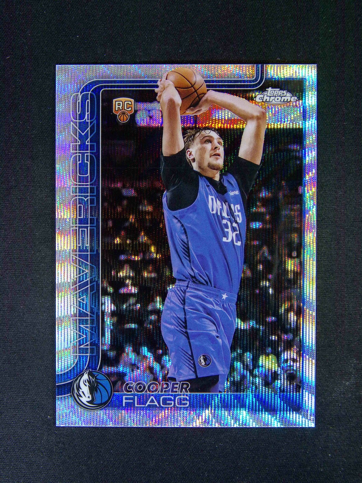 2025-26 Topps Chrome Cooper Flagg #251 RC Rookie Wave Refractor