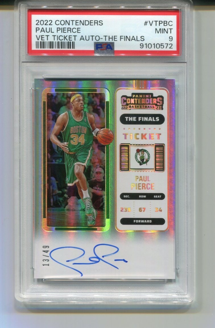 Lies of P オーケストラ会場限定 非売品 ピンズ ポストカード チケット 2022 Panini Contenders Paul Pierce Vet Ticket The Finals Auto /49
