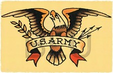 Sailor Jerry U.S. Army 14 x 11" Photo Print