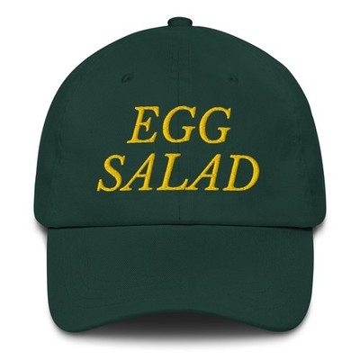 Egg Salad Hat Golf Masters Customizeable Custom Dad hat