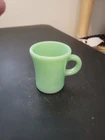 Vintage Fire King Oven Ware Jadeite C Handle Green Coffee Dinner Restaurant Mug