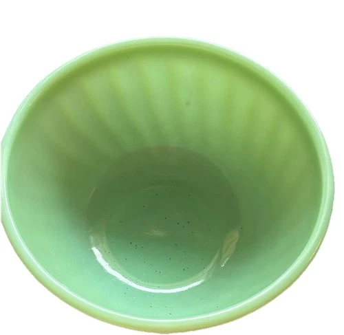 Fire King Jadeite 7" Swirl Mixing Bowl Jadite Green Glass