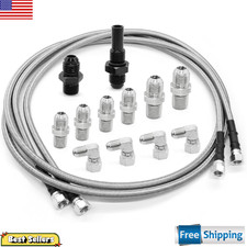 6an 70 Transmission Fluid Oil Cooler Hose Line Kit For Gm Chevy Transmission...
