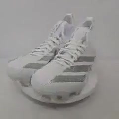 Adidas Adizero Impact Football Cleats IH5957 White Silver Metallic