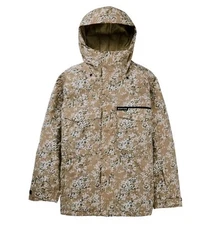 Men's Large BURTON Covert 2.0 2L Snow Jacket - SNOWFALL CAMO - L