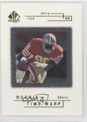 1998 SP Authentic Rookie Time Warp 1961/2000 Jerry Rice #32 HOF 0p5