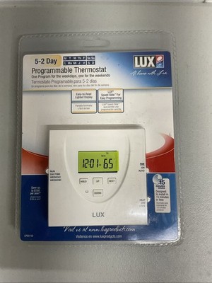 LUX LP0511D Smart Temp 5/2-day Programable Thermostat ︎BRAND NEW SEALED
