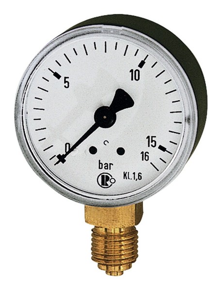 "Riegler Manometer Stehend 40 Mm 0-6 Bar G1/8\" - 101684"-image