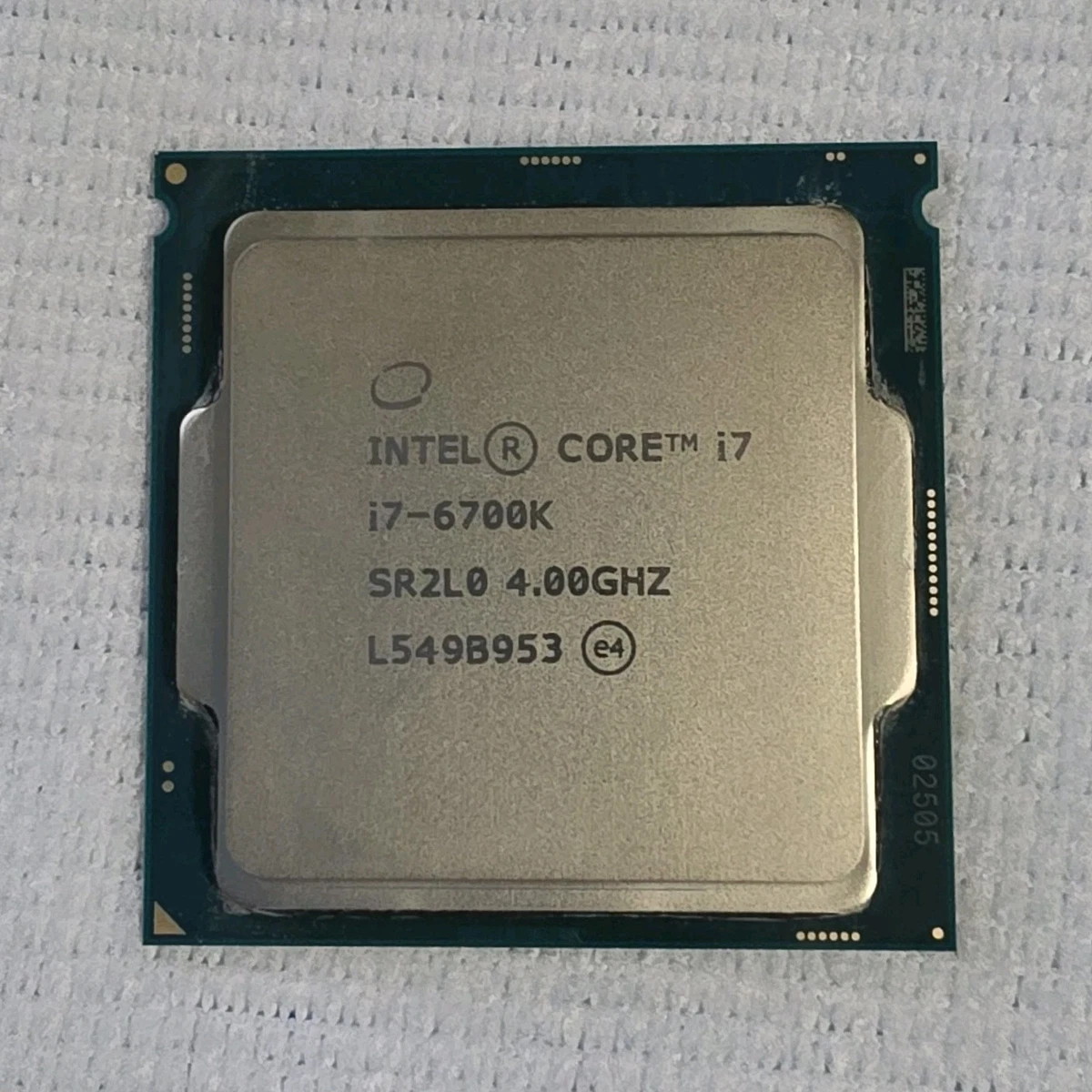 Core i7 6th Gen. Intel Core i7-6700K Processor Model LGA 1151/H4