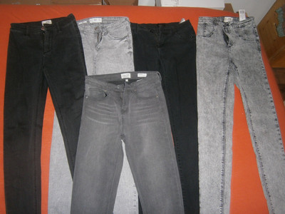 Jeans Damen*Gr. 34* 5 Stück* Stretch*verschiedene Marken*High, Mid-und Low Waist