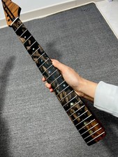 Stainless 5piece Ebony 22Fret satin Roasting flame Maple Electric guitar Neck