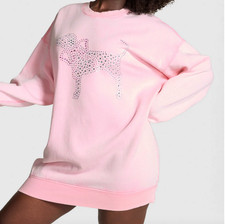 VICTORIA'S SECRET PINK  X  LOVESHACKFANCY CREWNECK DRESS size M