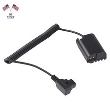 New 35-100cm D-Tap to DMW-BLK22/DCC17 Dummy Battery Power Cable for Panasonic