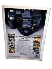 1987 Minolta Maxxum 7000 AF Camera Vintage Photography Print Ad