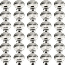 30 Pack Kitchen Cabinet Knobs Round Cupboard Handles Drawer Pulls for Dresser