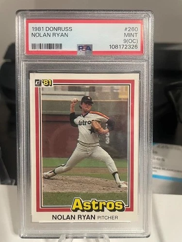 1981 Donruss Nolan Ryan Houston Astros #260