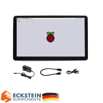 Waveshare 15,6 Zoll kapazitiv Touchscreen LCD (H) mit Gehäuse 1920×1080 HDMI IPS