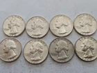 8 - Silver Washington Quarters