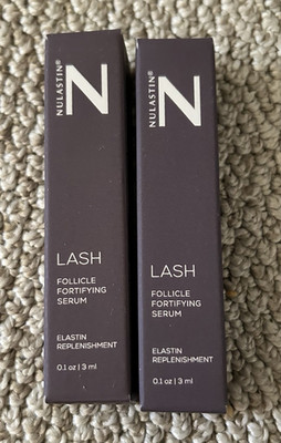 NULASTIN Clear Eyelash Serum Lash Follicle Fortifying Serum 2x -0.1 oz / 3 ml