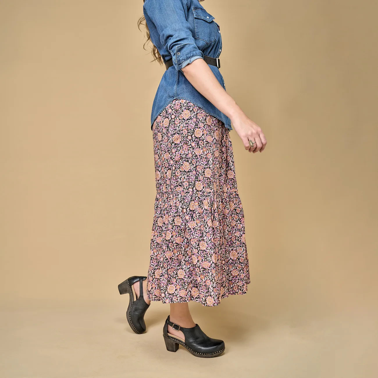 🧡*NIB* Dansko Sassy Leather Black Milled Burnished Clog Women's EU 38 US 7.5-8