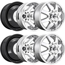 Set-6 Fuel D536 Maverick Dually 20x8.25 10x225 105mm Chrome Wheels Rims