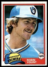 1981 Topps #515 Robin Yount Brewers