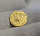 1911 US $5 Indian Gold Piece Half Eagle AU