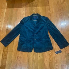 NWT Rachel Roy Corduroy Teal Blazer Jacket Women's Size XXL