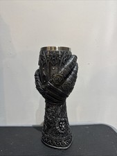 Pacific Giftware Medieval Knight Lions Heart Gauntlet Style Wine Goblet