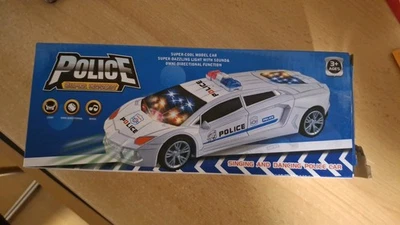 Deform Police Car 3D Projection Light Music 360° Rotation Ages 3+  NEW - Bild 1 von 2