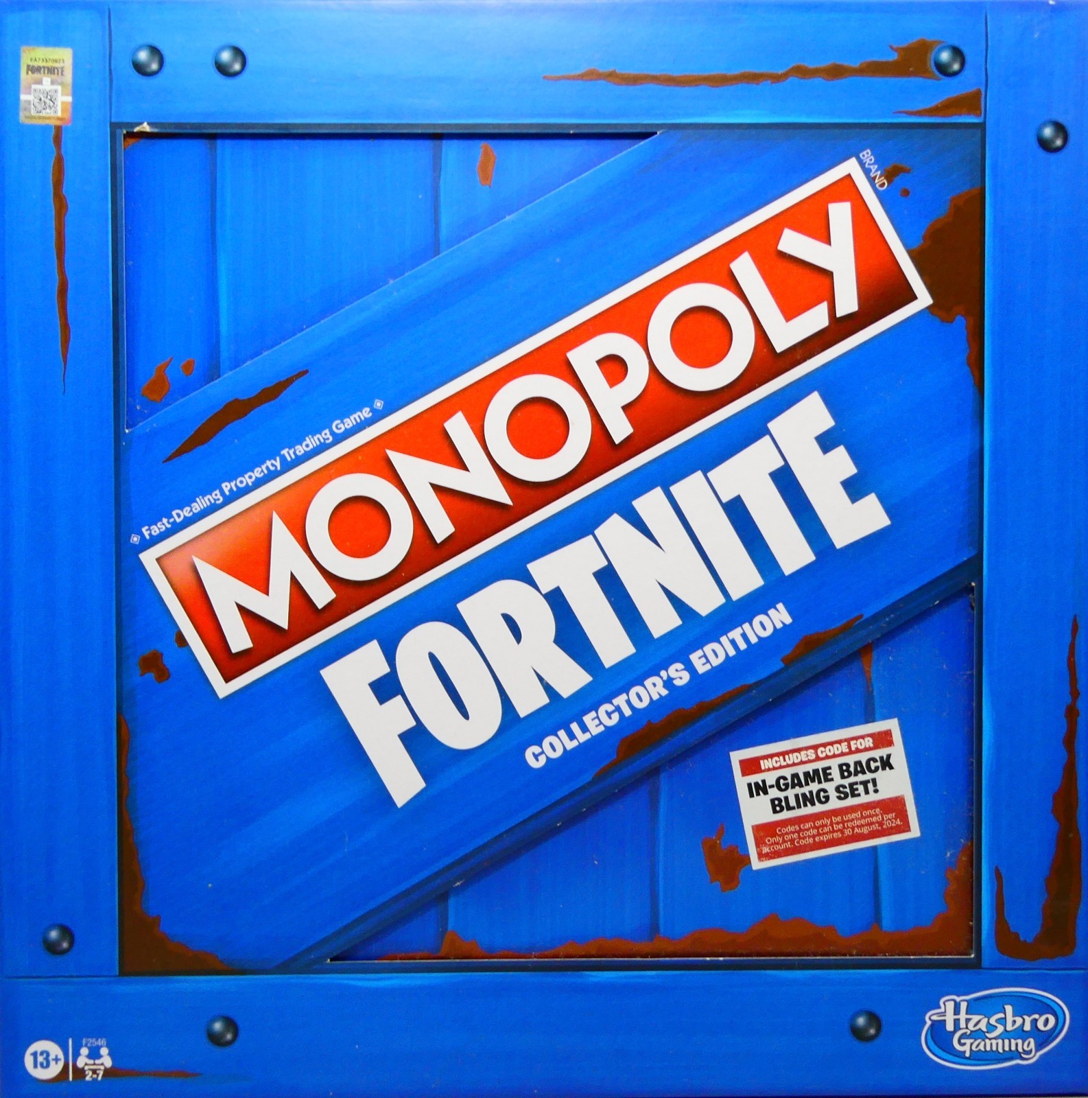Monopoly Fortnite Collector’s Edition Board Game by Hasbro (13+) - Complete