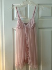 Cosabella Amore Ciao Bella Open Chemise Powder Pink Size Medium