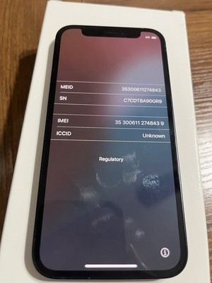iPhone 12 Mini Unlocked Black 64gb, Business Good Condition Phone, 81% Battery