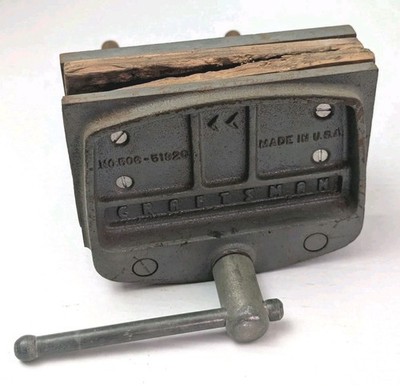 Craftsman 506-51920 Wood Working Vise Made in the USA Vintage