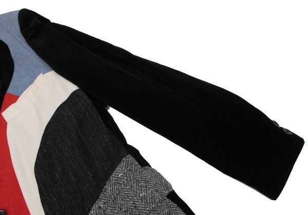 Y's for men Geometric patchwork velor jacket with… - image 5