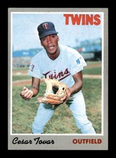 1970 Topps #25 Cesar Tovar EXMT/EXMT+ X3646607